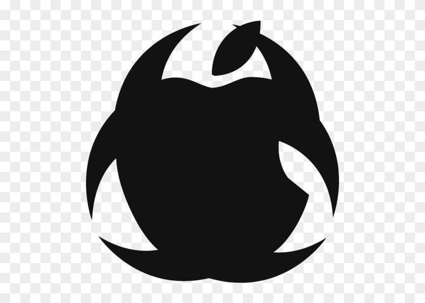 Apple Biohazard Sticker - Apple Biohazard Sticker #962411