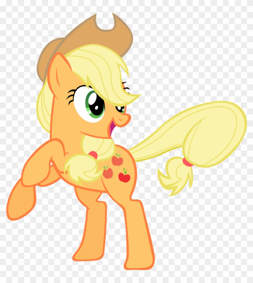 Applejack Standing On Her Hind Legs By Rainbowrage12 - اپل جک در پونی کوچولو #962506