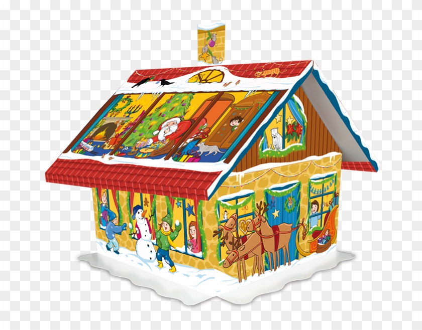 Legend Of The Pickle Ornament Collection By Inge Glas - Windel Chocolate 3d House German Chocolate Advent Calendar #962605