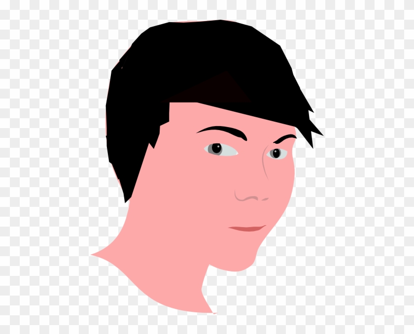 Black Haired Boy Clip Art At Clker - Cartoon #963858