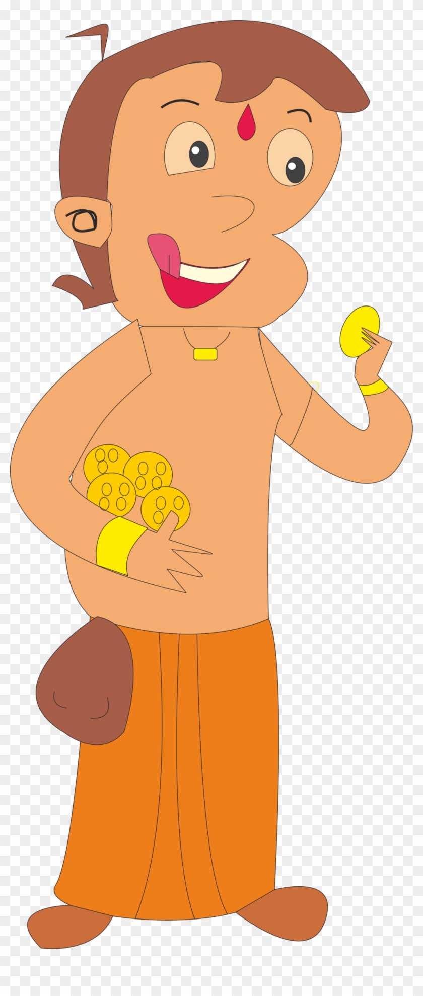 Vintage Clipart Of Chota Bheem By Anuj999 Chota 335kb - Clip Art #964387