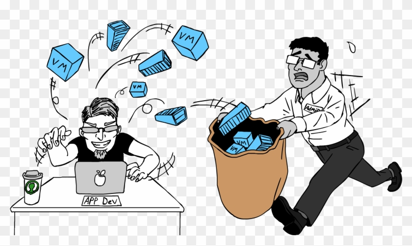 Devops Cartoon Comics Clip Art - Hyperconverged Cartoon #964713