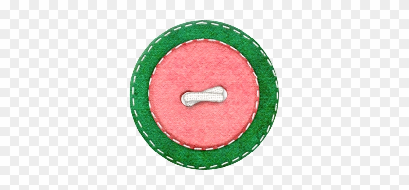 Flowers And Buttons Of The Clip Art Inspired In Watermelons - Clip Art #964719