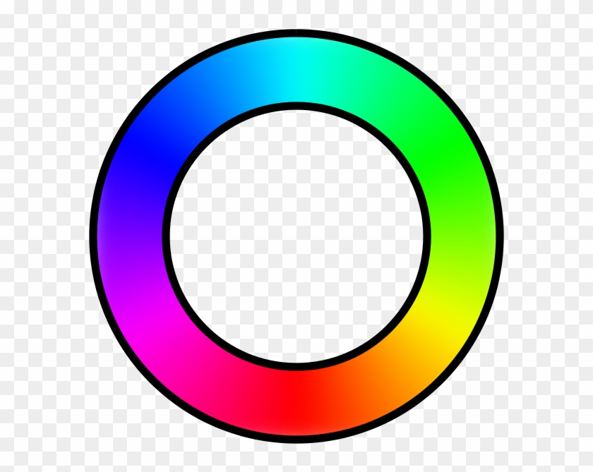Visible Spectrum Wrapped To Join Magenta And Yellow - Blended Colour Wheel #965385