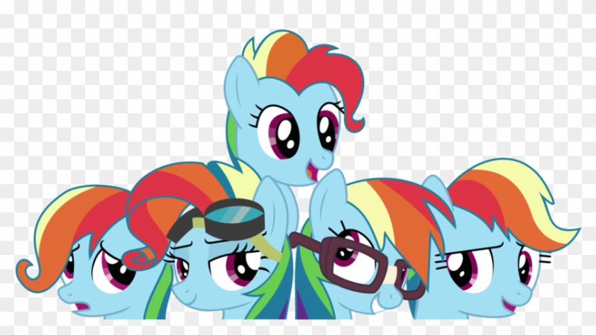 Funny Rainbow Dash Faces By Datnaro - Rainbow Dash #965393