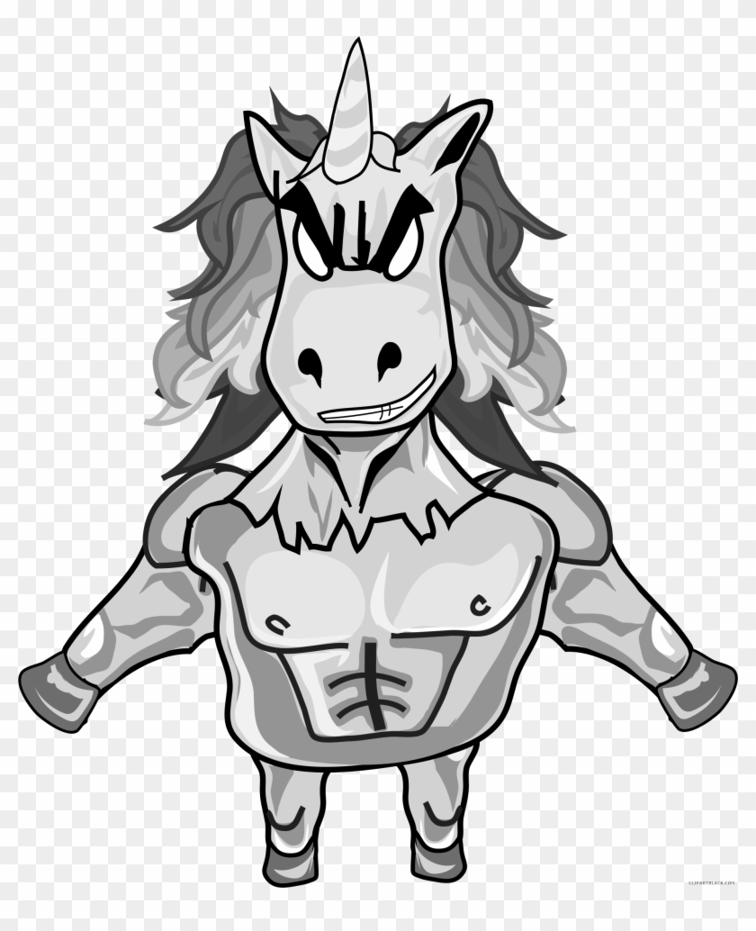 Unicorn Animal Free Black White Clipart Images Clipartblack - Achieve The Impossible Unicorn Dot Grid Composition #965404