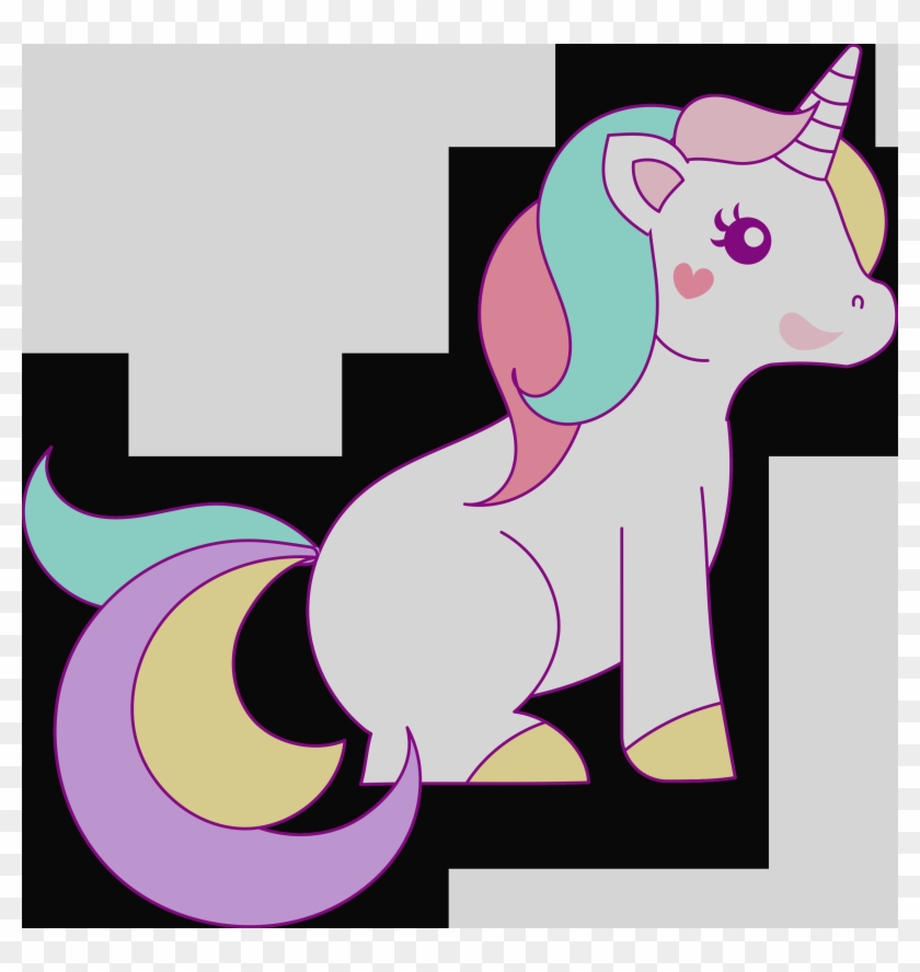 Free Hand Drawn Unicorn Clip Art Clipart Unicorns - Clip Art #965454