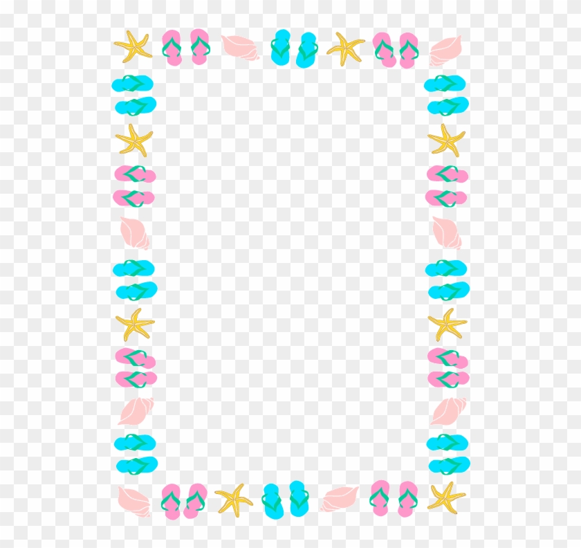 Summer Border Clip Art - Summer Border Clipart #965471