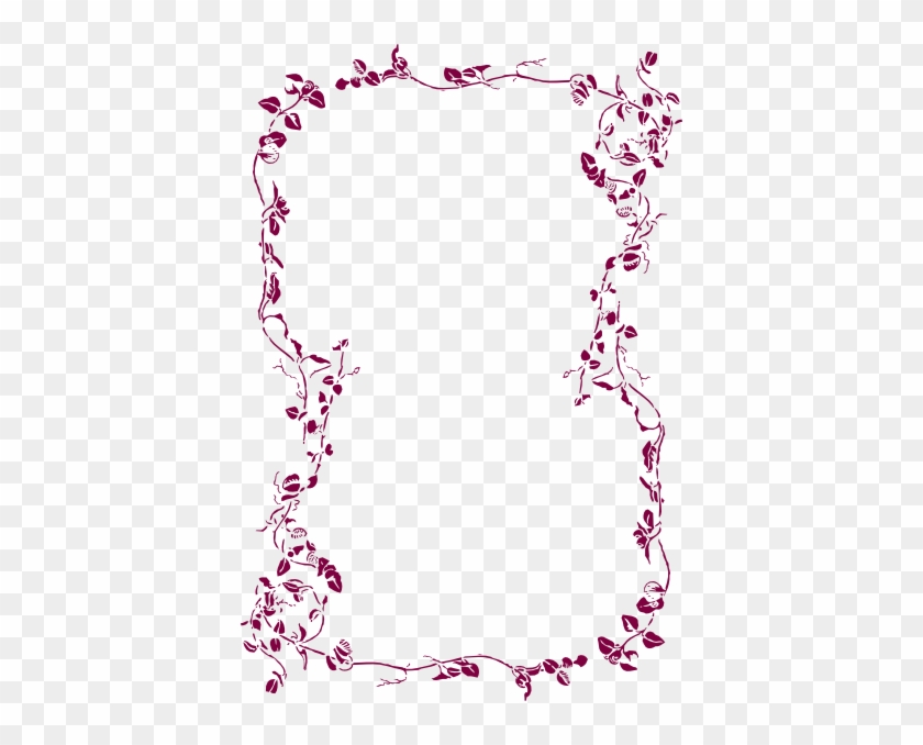 Cute Borders For Microsoft Word - Floral Border Clip Art #965501