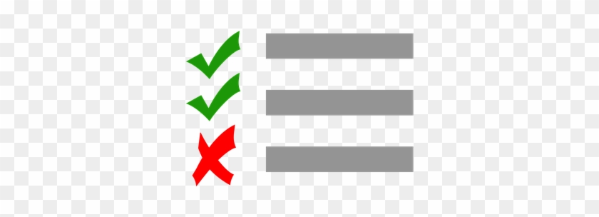 Checklist Test Check Cross Correct Right W - Check List #965747
