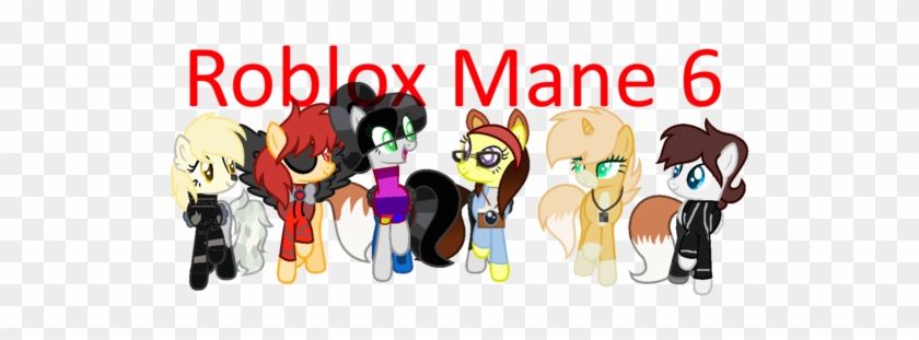 Roblox Mane 6 By Jennycrossoverpaints - Cartoon #966282
