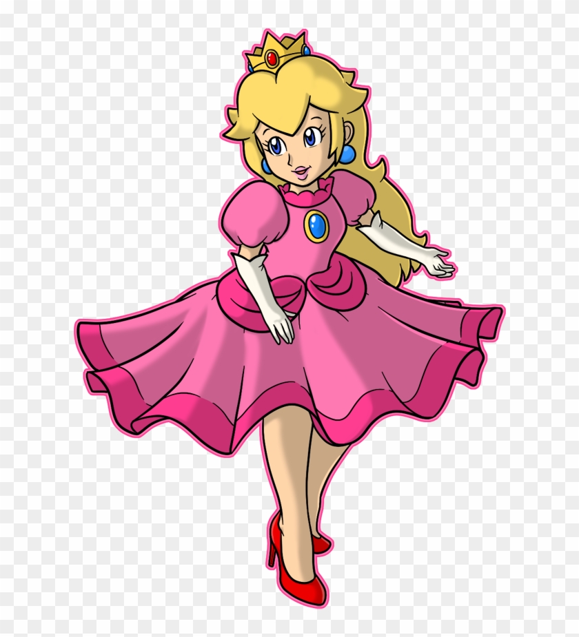 Princess Peach Deviantart Clipart - Super Mario Peach's Shoes #966452