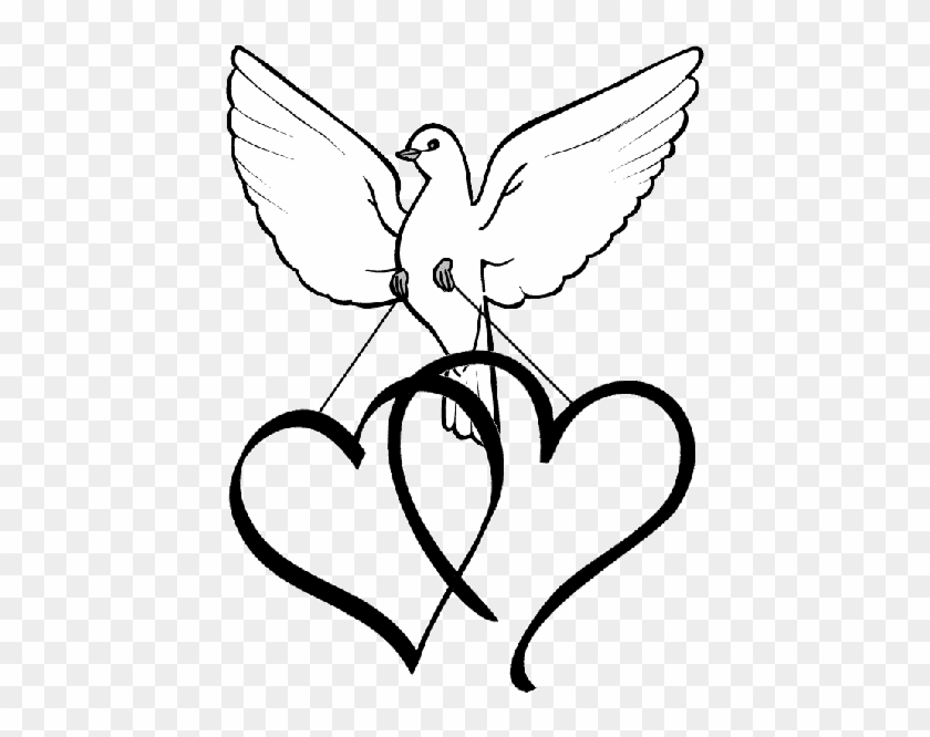 White Dove Free Clip Art Dayasriod Top - Pale Blue Love Hearts #966705