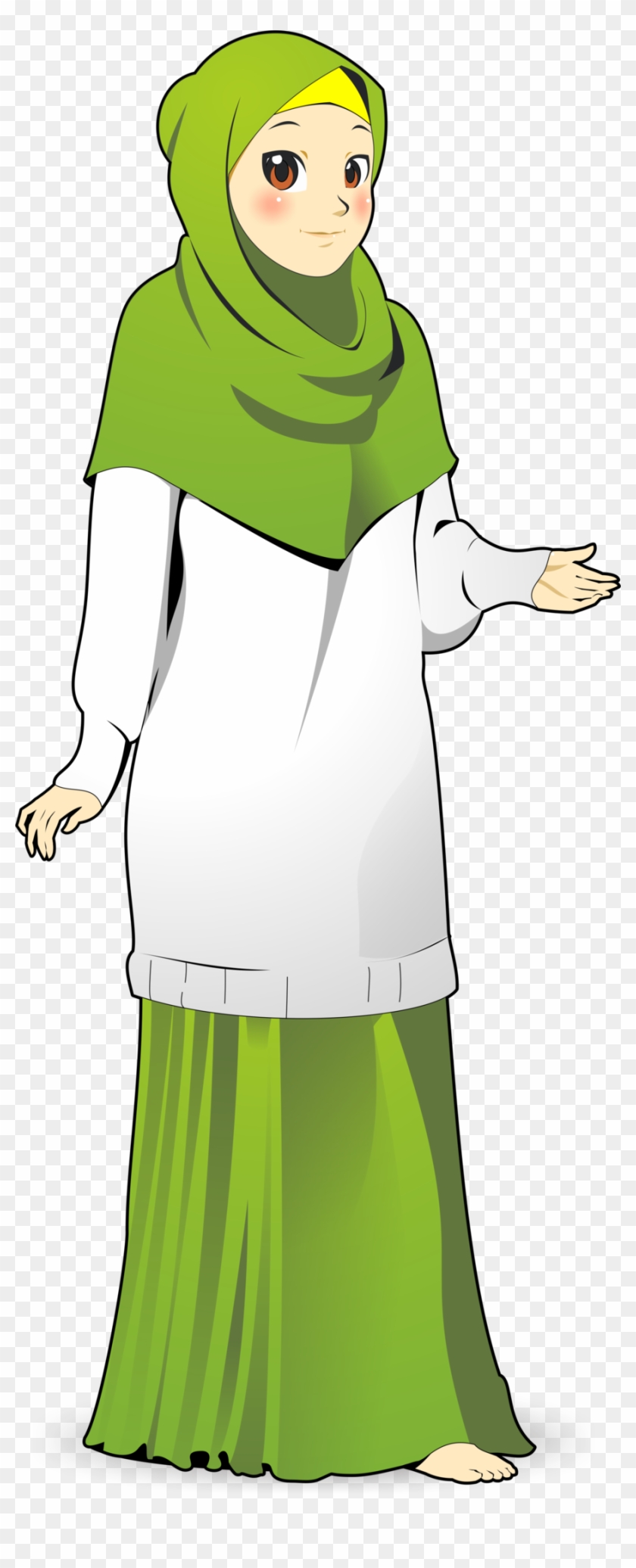 Baju Kurung Islam Cartoon Wedding - Impress A Muslim Girl #966930