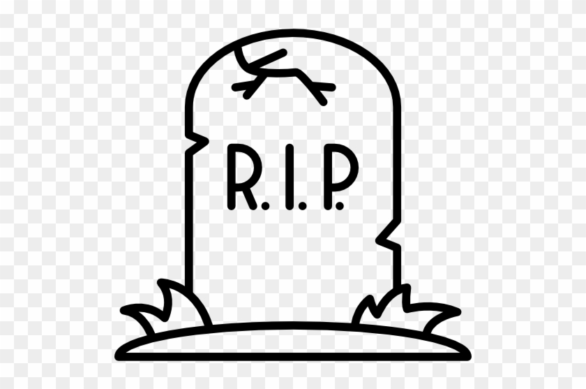 Cracked Tombstone Free Icon - Cracked Tombstone #967038