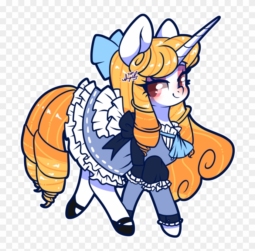 Snow Angel, Bow, Clothes, Curly Mane, Dress, Eyeshadow, - Cartoon #967078