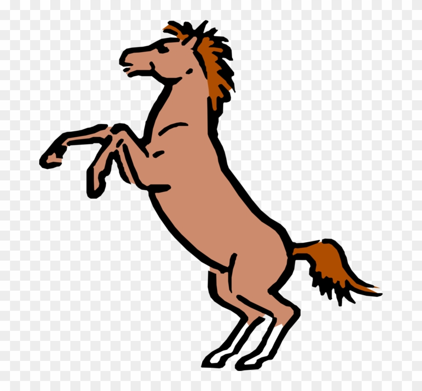 Vector Illustration Of Cartoon Sol - Cartoon Horse #967441