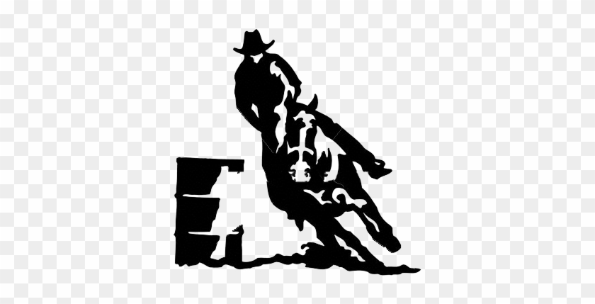 Barrel Racing Clip Art - Barrel Racing T Shirts #967490