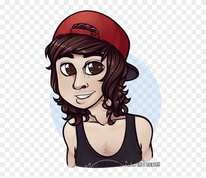 Vic Fuentes Cartoon Drawing Pierce The Veil - Pierce The Veil #967850