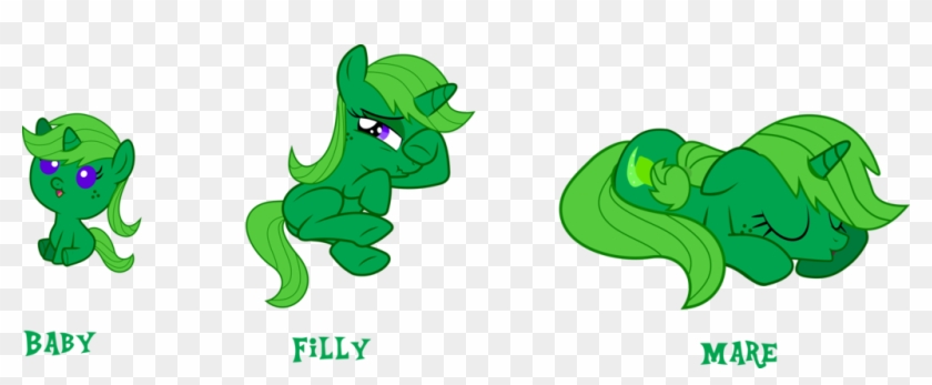 Lime Dream From Baby To Mare By Limedreaming - Cartoon #967932