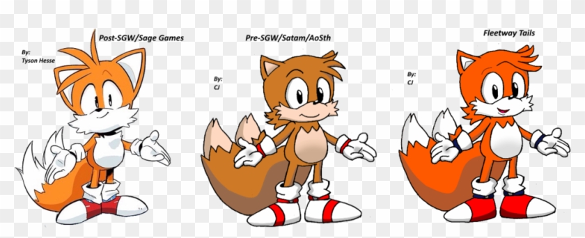 Tails Classic Comparison By Frostthehobidon - Classic Miles Tails Prower #968121
