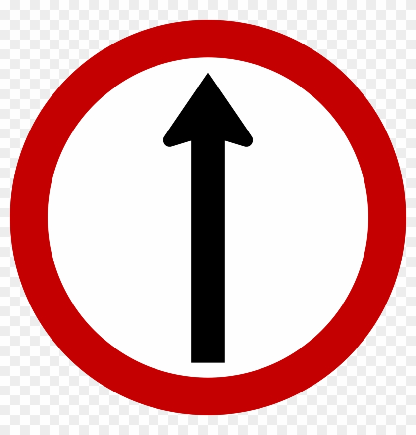 If You Are Thinking How Precisely You Get An Instant - No Straight Ahead Sign #968225