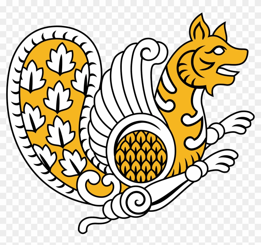 Its Feathers Are Said To Glow With A Soft Golden Light - Simurgh Logo Png #968238