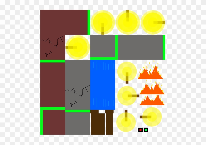I Then Used The Sprite Sheet To Create The Platforms - Circle #968720