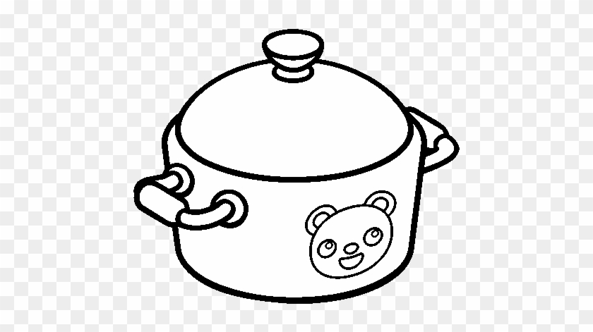 A Cooking Pot Coloring Page - Dibujo De Olla #968756
