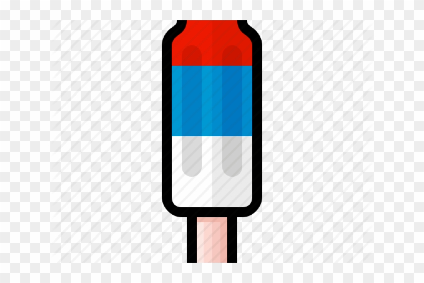 Ice Clipart Red White Blue Popsicle - Clip Art #968770