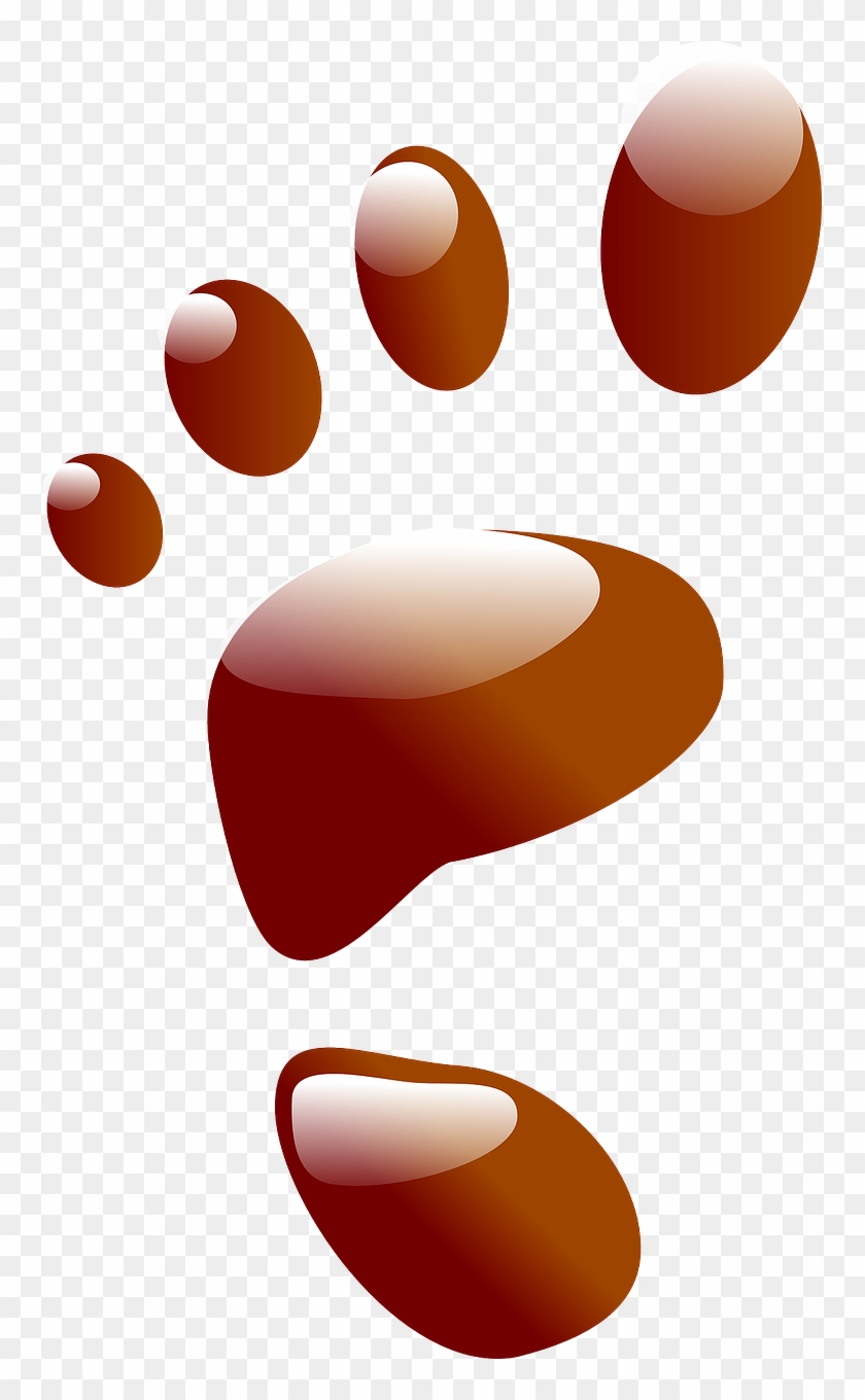 Footprint Print Red Imprint Png Image - Clip Art #968938