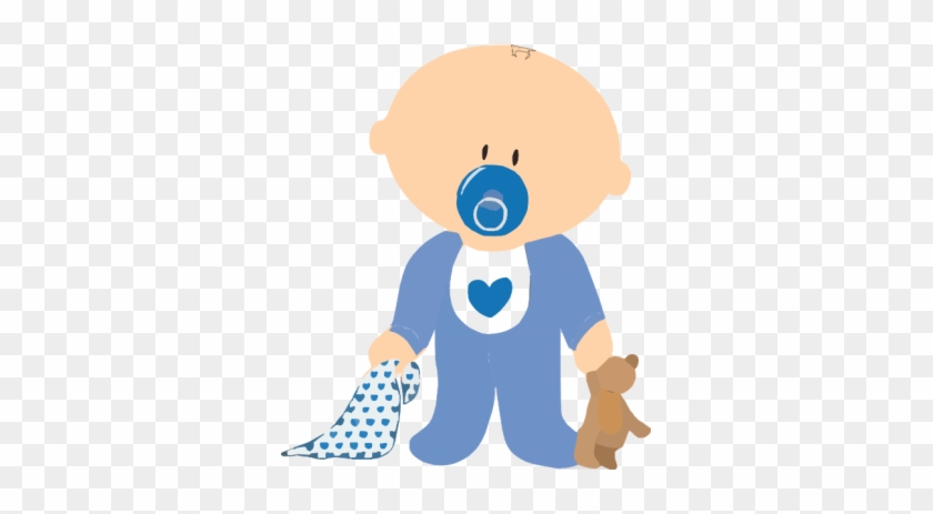 Baby Boy With Teddy At Vector Online - Boys Names Starting With E #969285