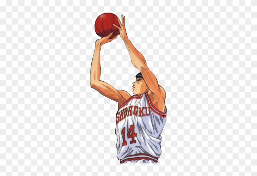 คิดเหมือนกันครับ ท่าชู๊ตนี้มัน - - Mitsui Slam Dunk Png #969761