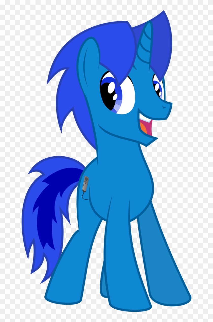 Happy Bluenicorn By Soren The Owl - Cartoon #969989