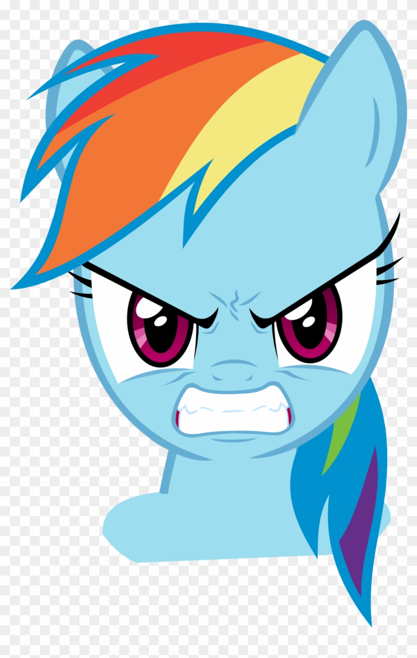 Rainbow Dash Pissed Off - Imágenes De Rainbow Dash #970159
