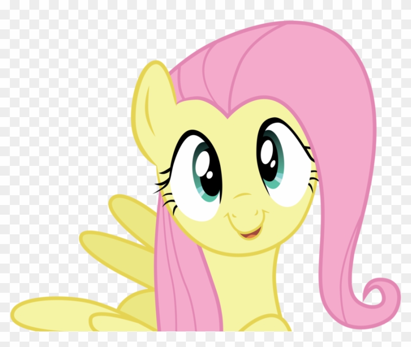 My Little Pony Clipart Flutter - Fluttershy Face Vector #970360