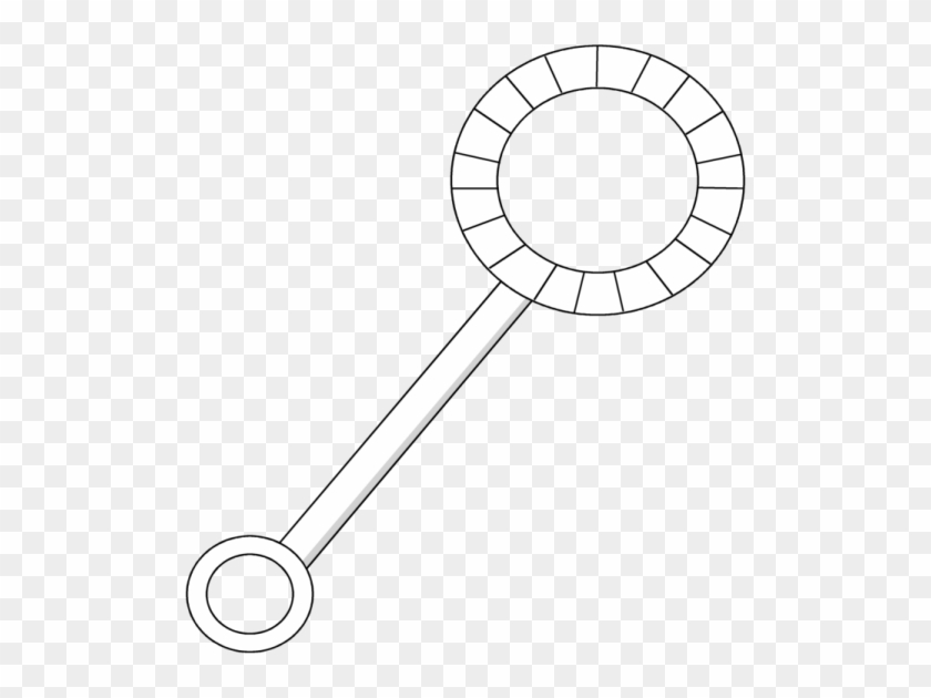 White Angled Bubble Wand - Bubble Wand Clip Art #970383