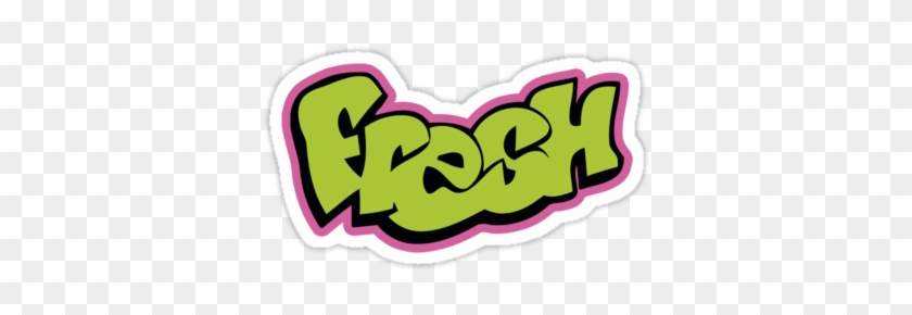 Fresh Sticker By Dope Prints - Fresh Prince Of Bel Air Title #970445