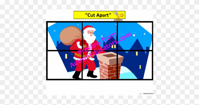 Santa Claus On The Roof #970861