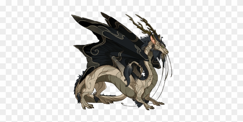 Beige/obsidian/stone, With The Same Primary As Kyuubi - Draw A Dragon #970987
