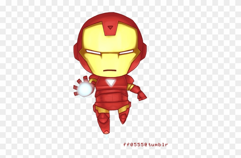 Animated Kid Superheroes Download - Cute Iron Man Png #971452