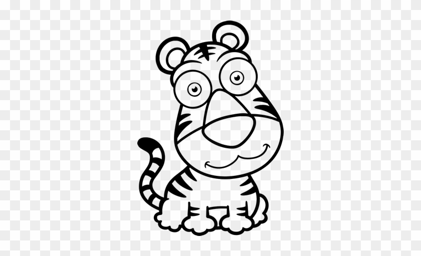 Dibujo De Tigre De Sumatra Para Colorear - Animales Salvajes O Para Colorear #972133