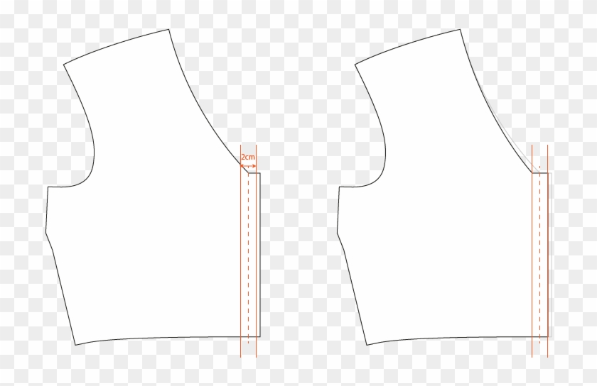 Take Your Front Bodice Piece And Draw A Line Parallel - Take Your Front Bodice Piece And Draw A Line Parallel #972301