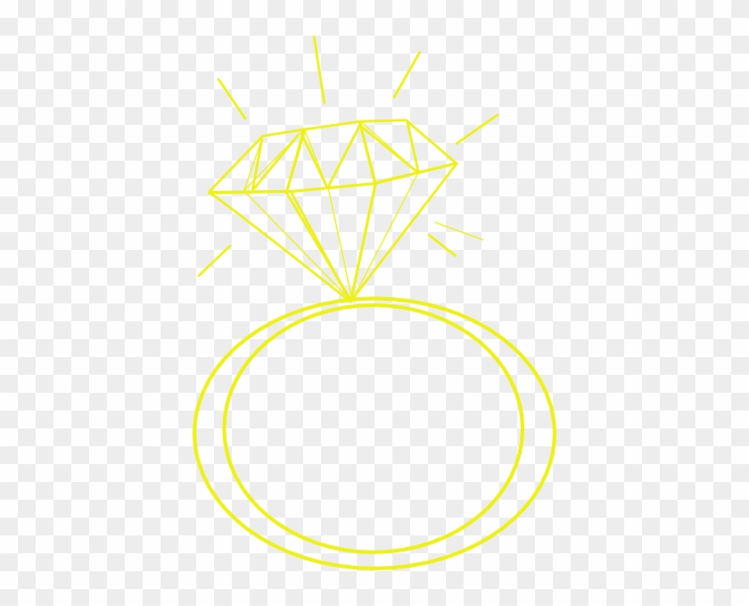 Diamond Ring Yellow Clip Art - Copper And Kings #972427