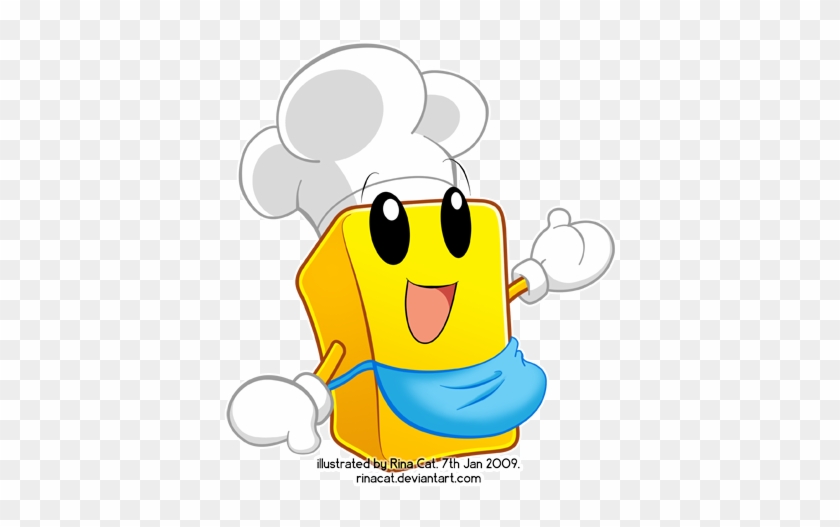 Butter Mascot Design 1 By Rinacat - Mascot #972451
