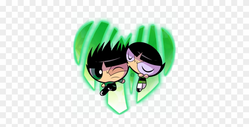 Buttercup And Butch Kiss - Cartoon #972560