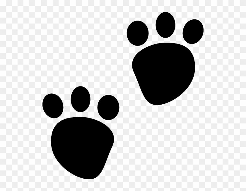 Dog - Paw - Clipart - Cartoon Bear Paw Print #972710