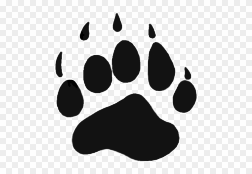 Grizzly Bear Paw Print Clipart - Mountain View High School Orem Logo #972711