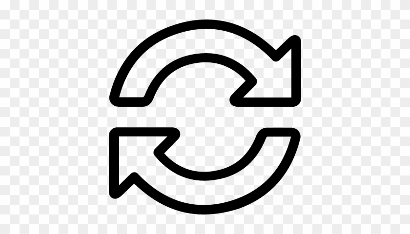 Refreshing Curve Arrows Vector - Arrow Curved White #972985