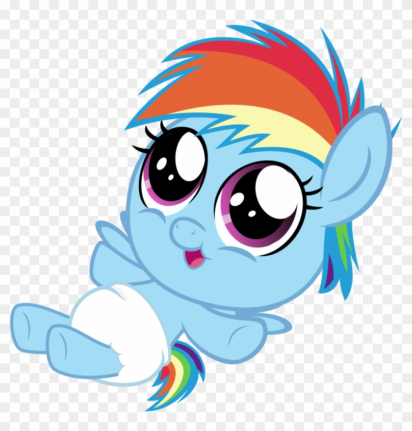 Source - Derpicdn - Net - Report - Mlp Rainbow Dash - Cute My Little Pony Baby Drawings #974190